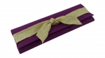 Servietten Fertigservietten S-E-Gold-011-Aubergine