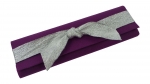 Servietten Fertigservietten - S-E-Silber-011-Aubergine