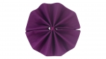 S-FF Runde elegante Fächerservietten S-FF-011-Aubergine